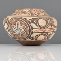 Large Zuni Native American Polychrome Jar, Pot - Sold for $4,687 on 11-09-2019 (Lot 218).jpg